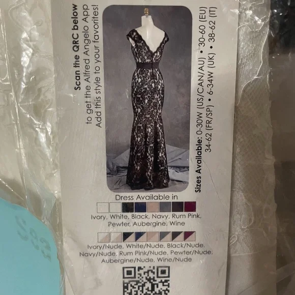 alfred angelo black and white wedding dress Alfred Angelo 2558 main image 1